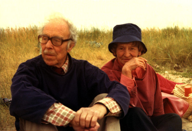 Trevor Tennant & Dorothy Annan in Holme, Norfolk, in the summer of 1979
