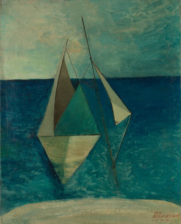 Sailor — Dorothy Annan — Oil on canvas painting (1948)